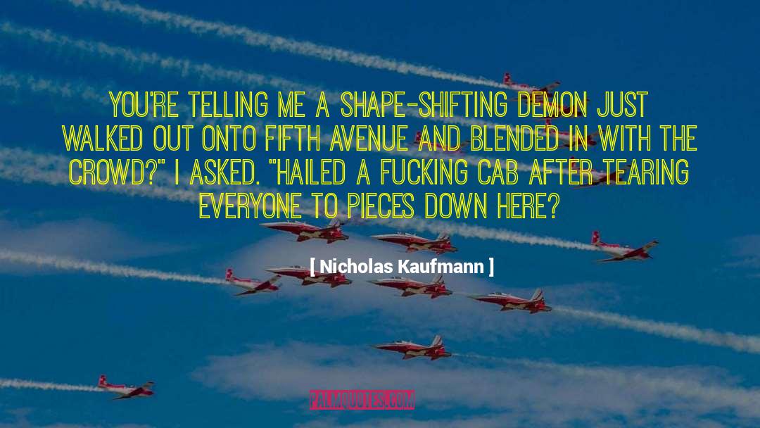 Fifth Avenue quotes by Nicholas Kaufmann