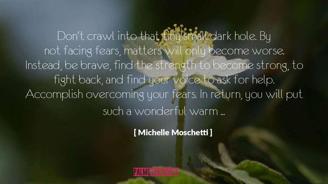 Fight Back quotes by Michelle Moschetti