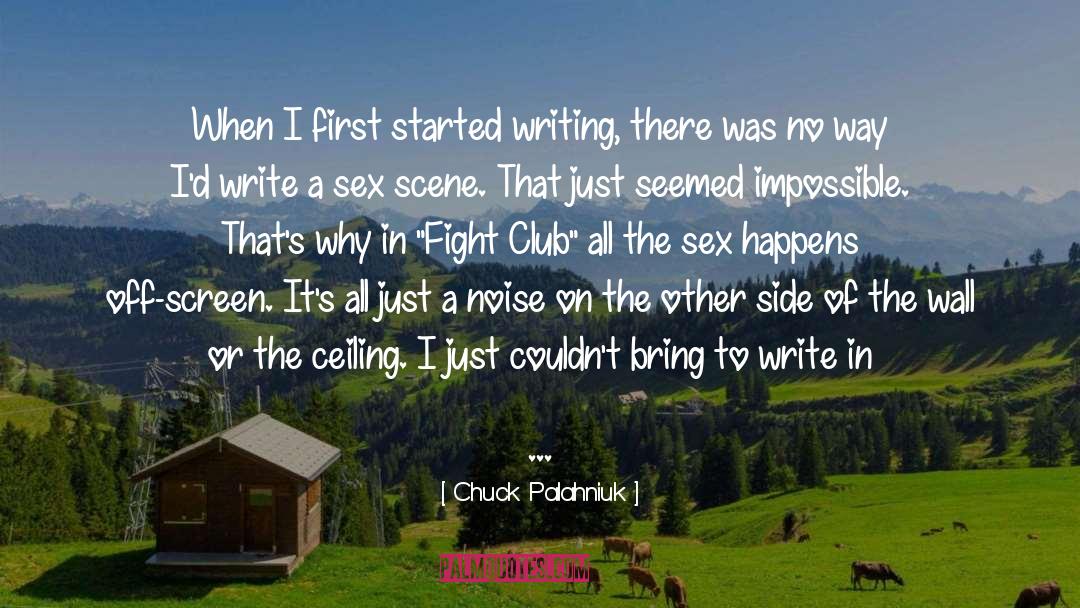 Fight Club quotes by Chuck Palahniuk