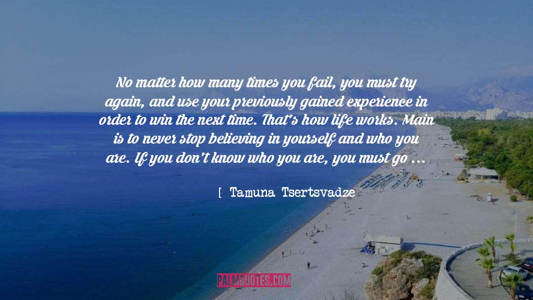 Fight For Life quotes by Tamuna Tsertsvadze