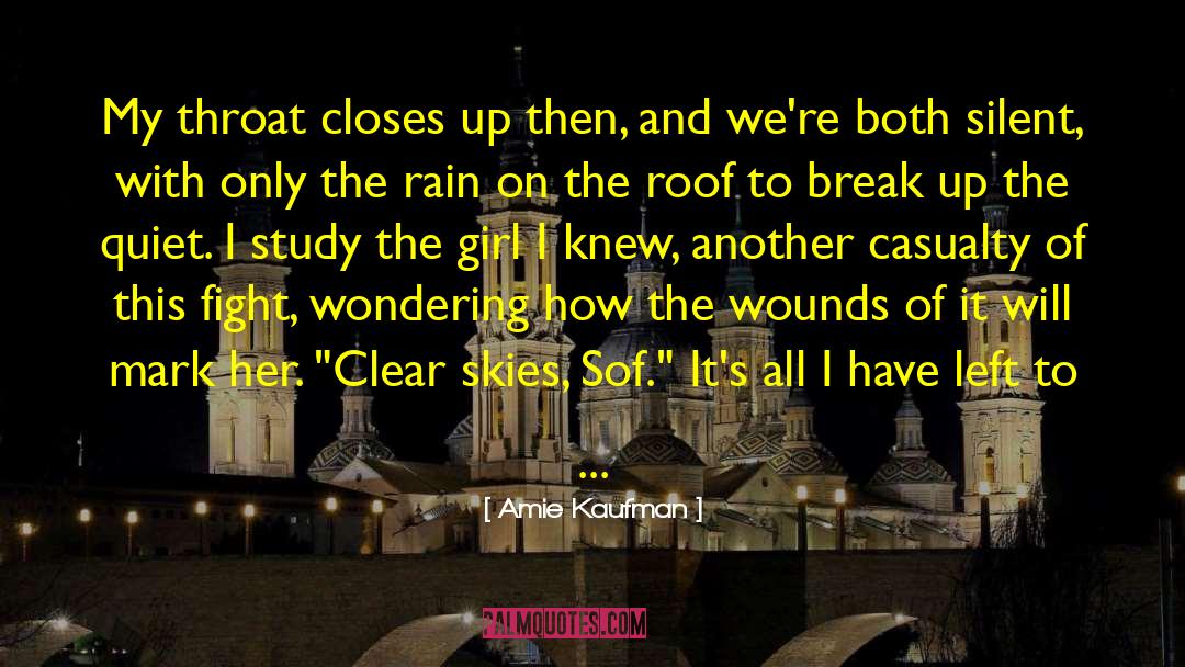 Fight For The Girl You Love quotes by Amie Kaufman