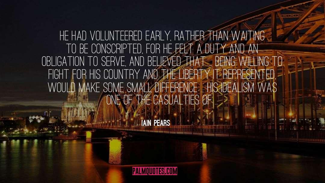 Fight Of Faith quotes by Iain Pears