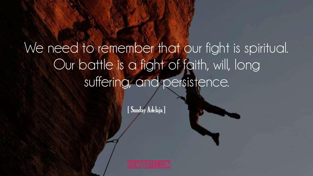 Fight Of Faith quotes by Sunday Adelaja