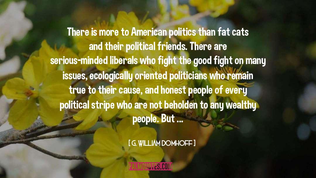 Fight The Good Fight quotes by G. William Domhoff