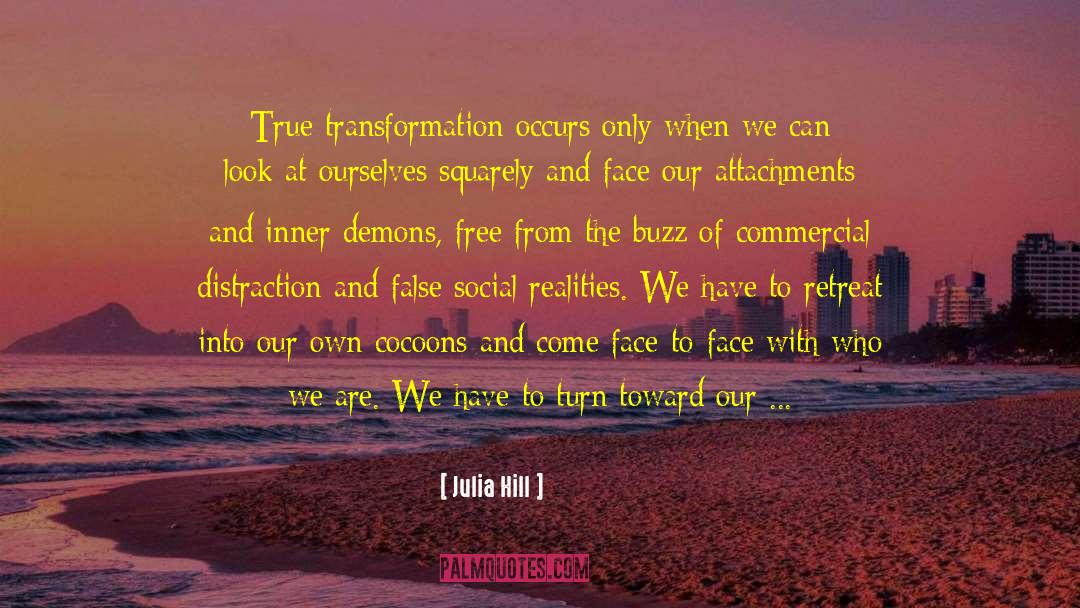 Fight The Inner Demons quotes by Julia Hill