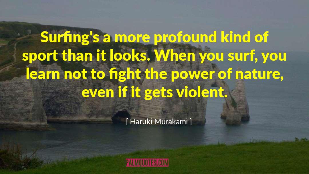 Fight The Power quotes by Haruki Murakami