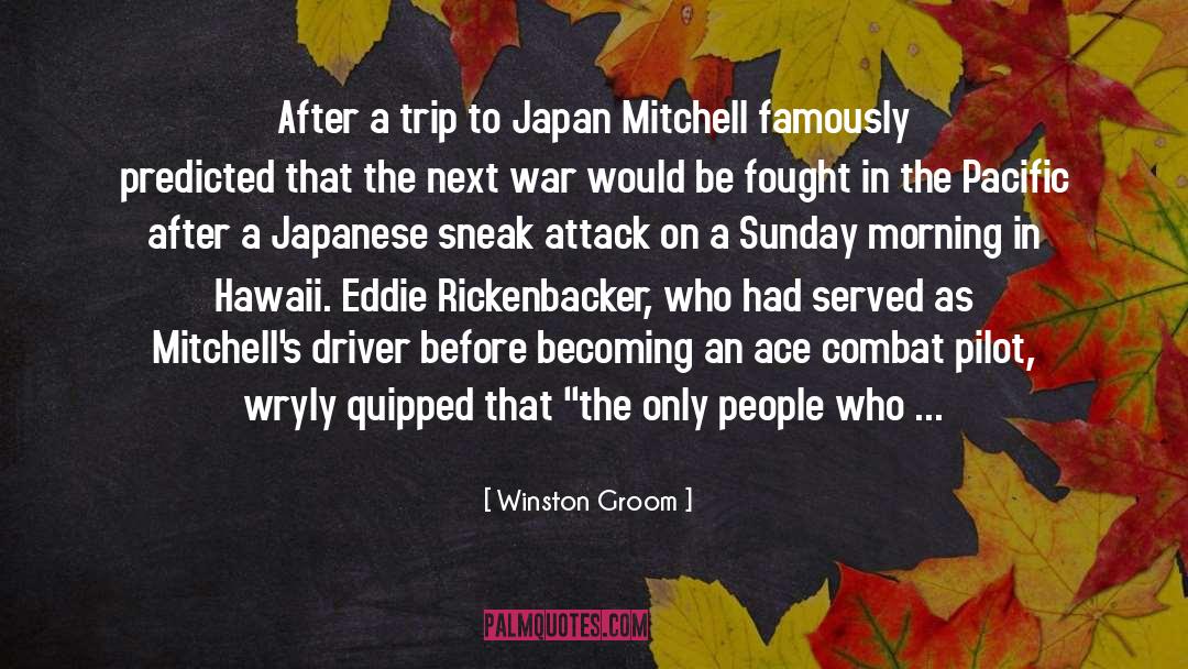 Fighter Pilot quotes by Winston Groom