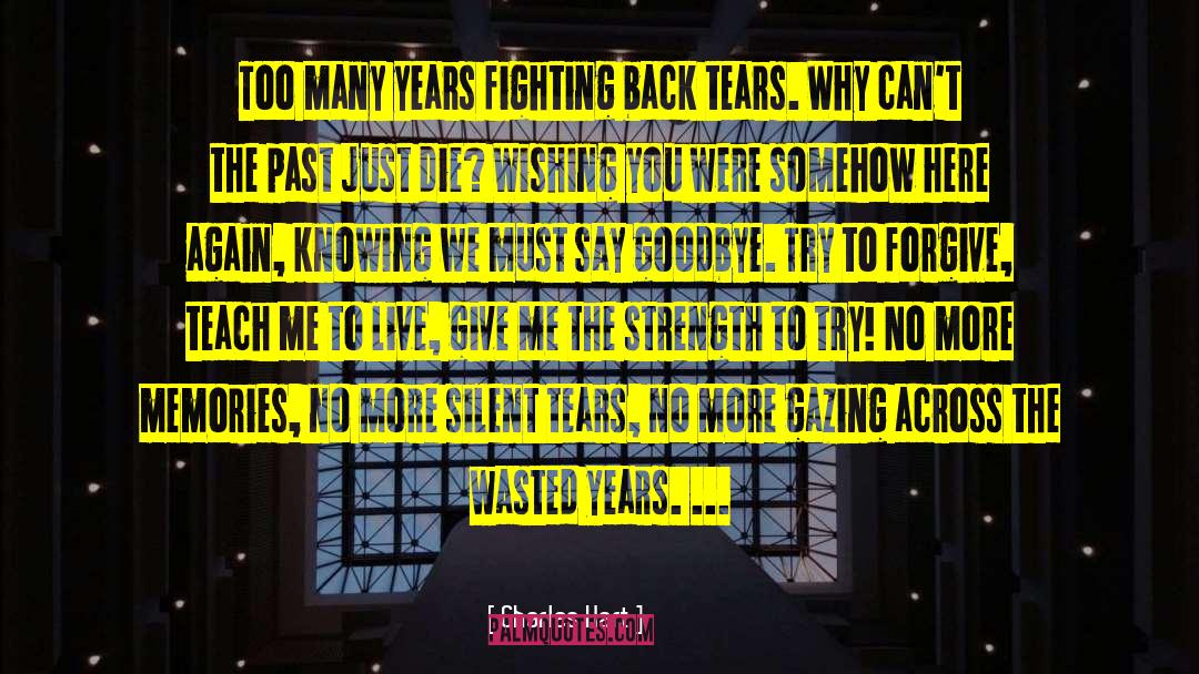 Fighting Back quotes by Charles Hart