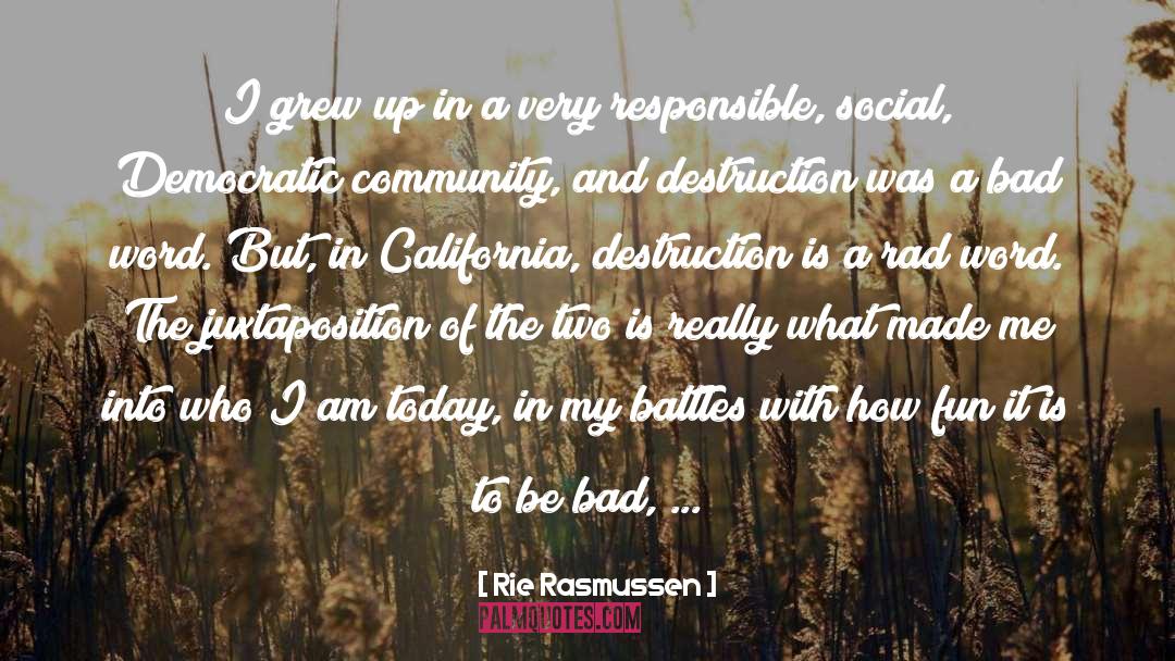 Fighting Battles quotes by Rie Rasmussen