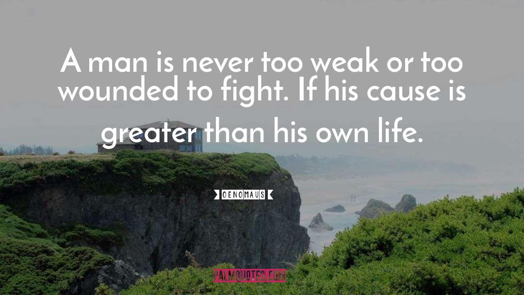 Fighting Cancer quotes by Oenomaus