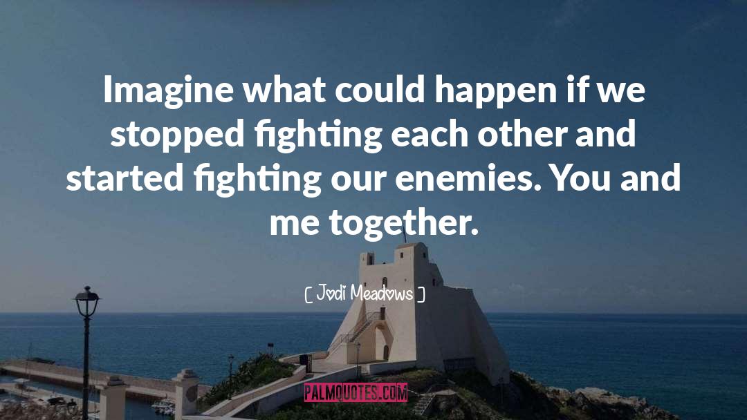 Fighting Each Other quotes by Jodi Meadows