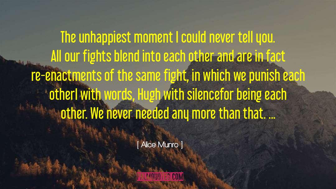 Fighting Each Other quotes by Alice Munro