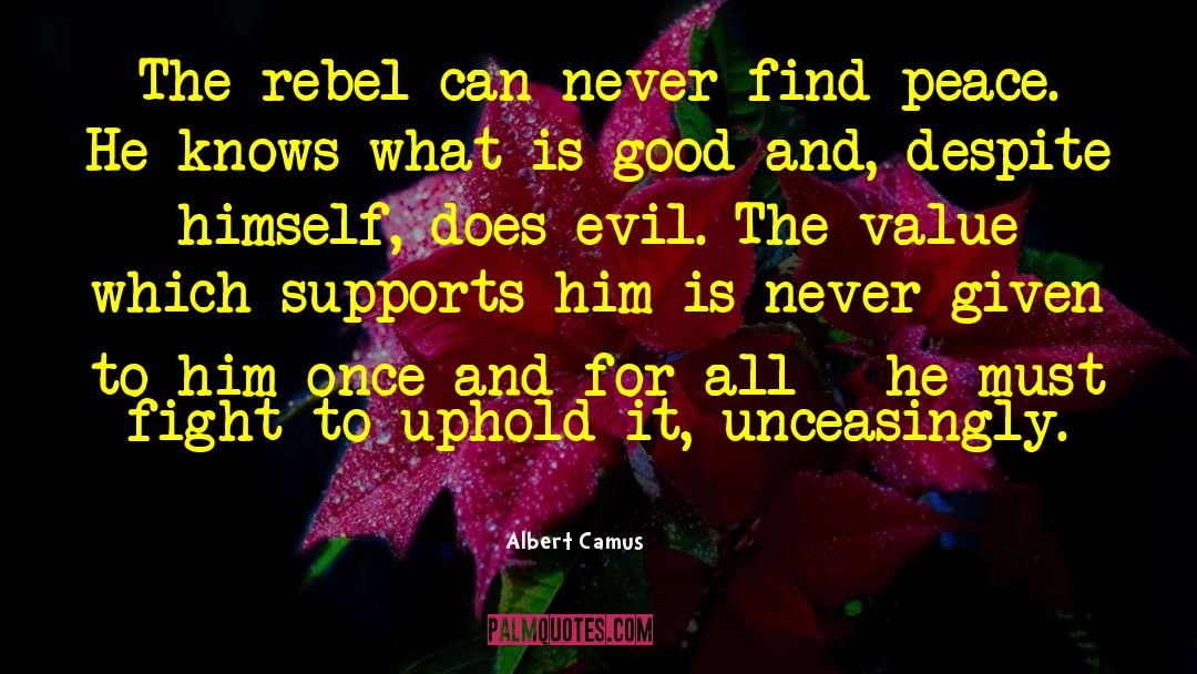 Fighting Evil quotes by Albert Camus