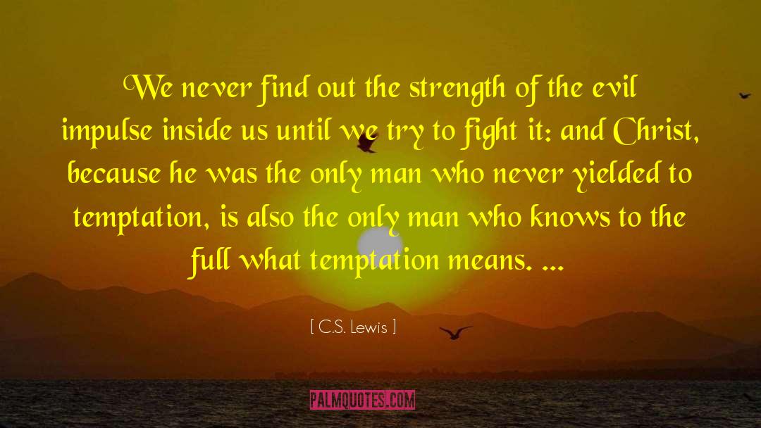 Fighting Evil quotes by C.S. Lewis