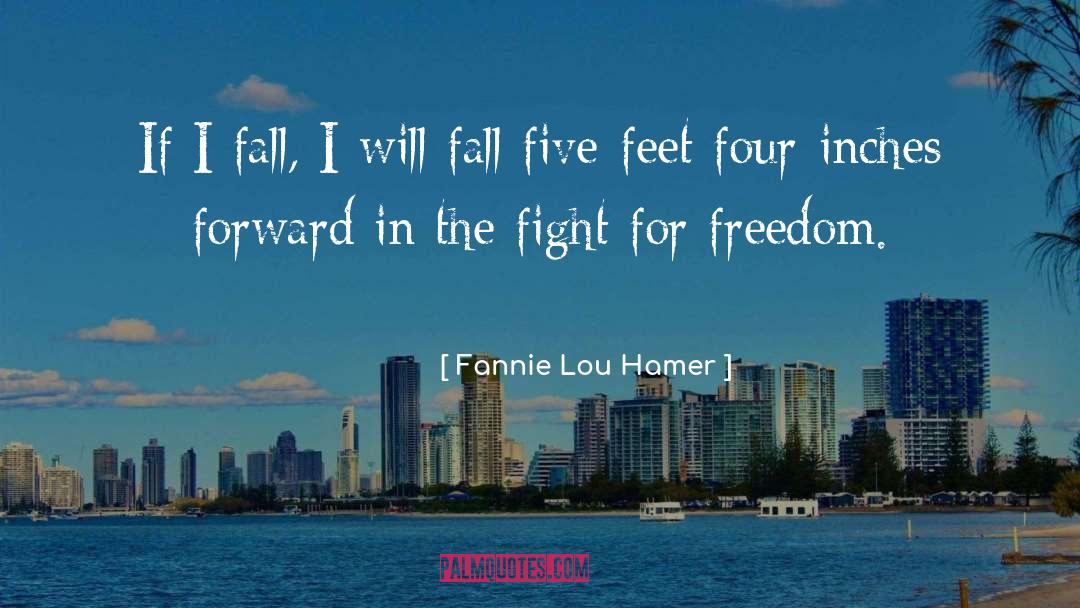 Fighting For Freedom quotes by Fannie Lou Hamer