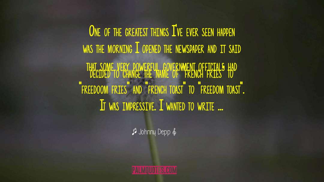 Fighting For Freedom quotes by Johnny Depp