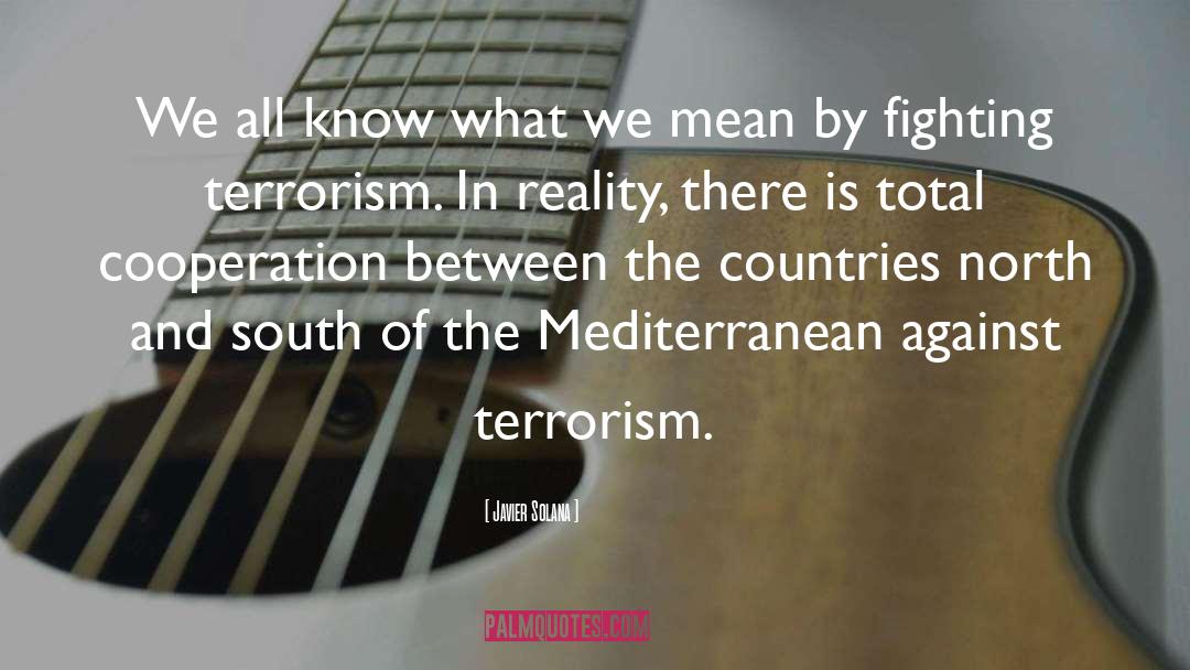 Fighting Terrorism quotes by Javier Solana
