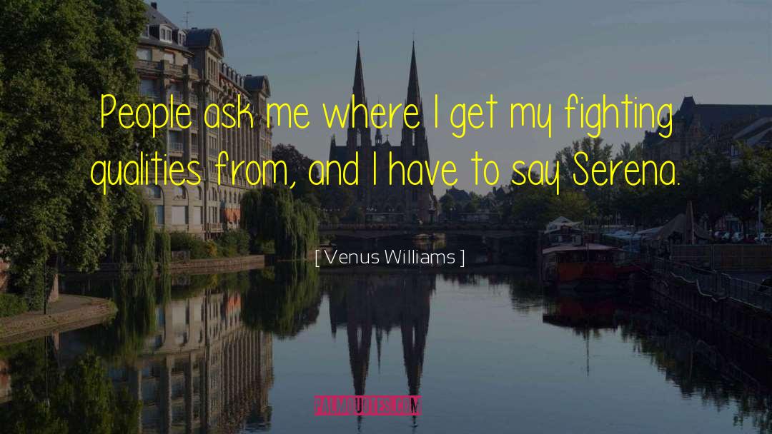 Fighting Yourself quotes by Venus Williams