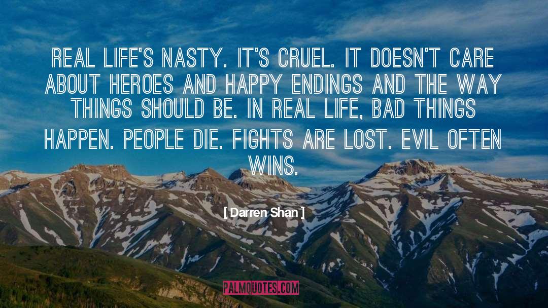 Fights quotes by Darren Shan