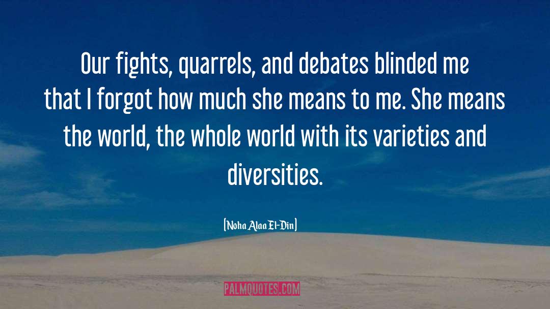 Fights quotes by Noha Alaa El-Din