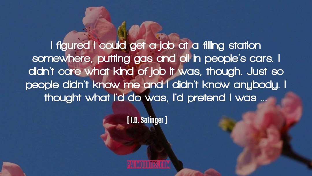 Figured quotes by J.D. Salinger