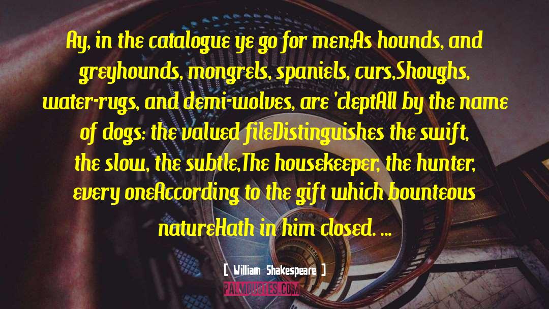 File quotes by William Shakespeare