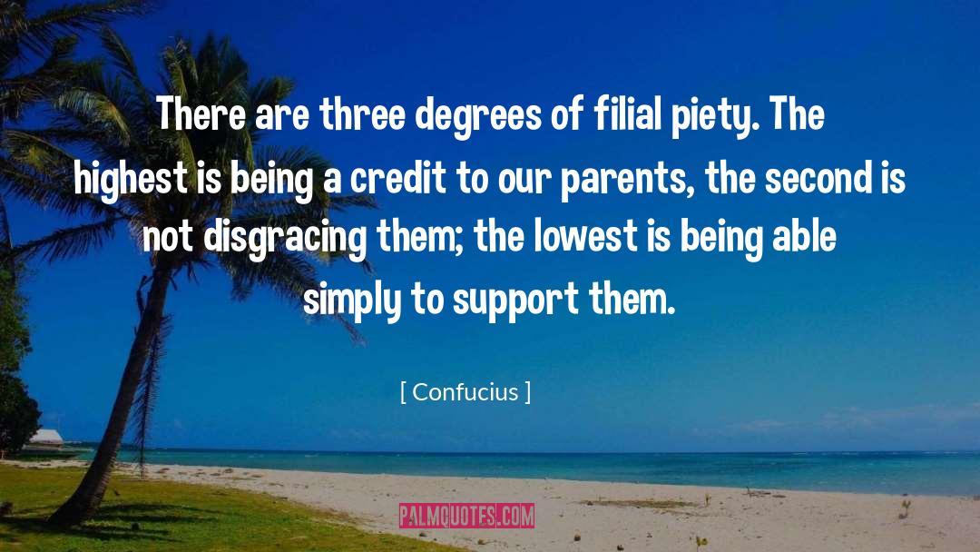 Filial Piety quotes by Confucius