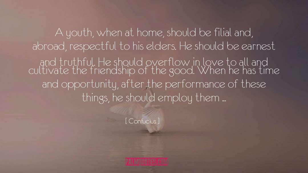 Filial Piety quotes by Confucius
