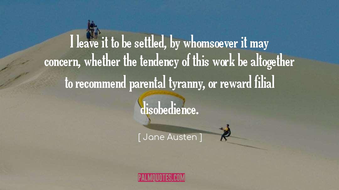 Filial quotes by Jane Austen