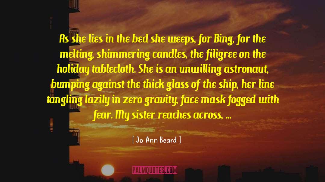 Filigree quotes by Jo Ann Beard