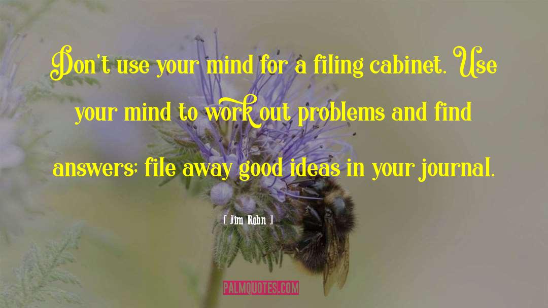 Filing Cabinet quotes by Jim Rohn