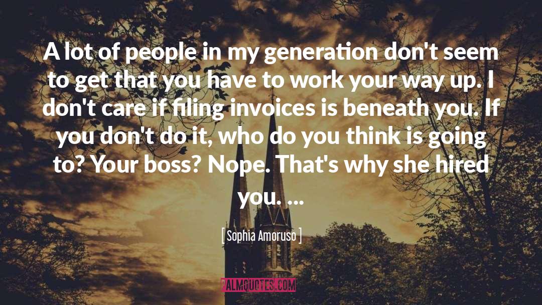 Filing quotes by Sophia Amoruso