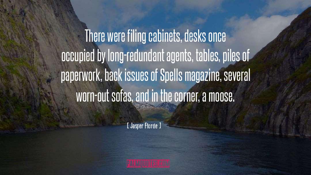 Filing quotes by Jasper Fforde