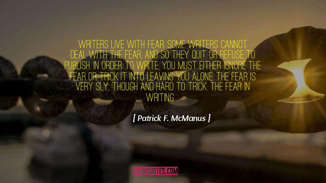 Filing quotes by Patrick F. McManus