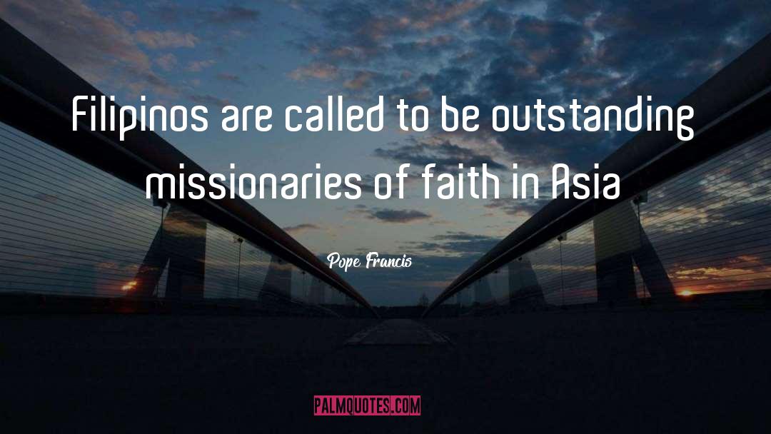 Filipino quotes by Pope Francis