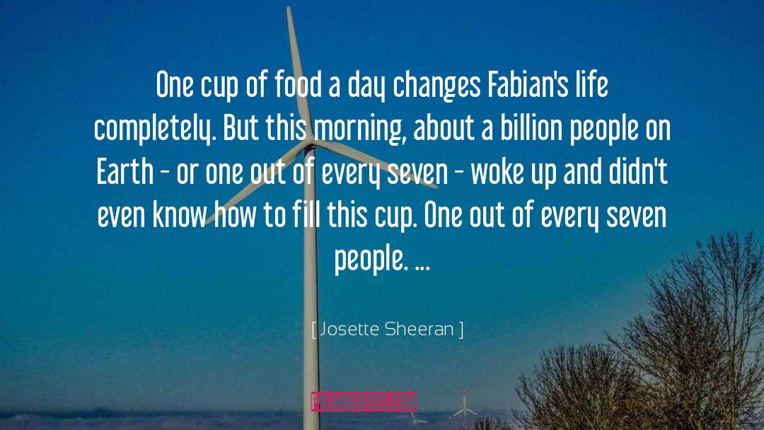 Fill quotes by Josette Sheeran