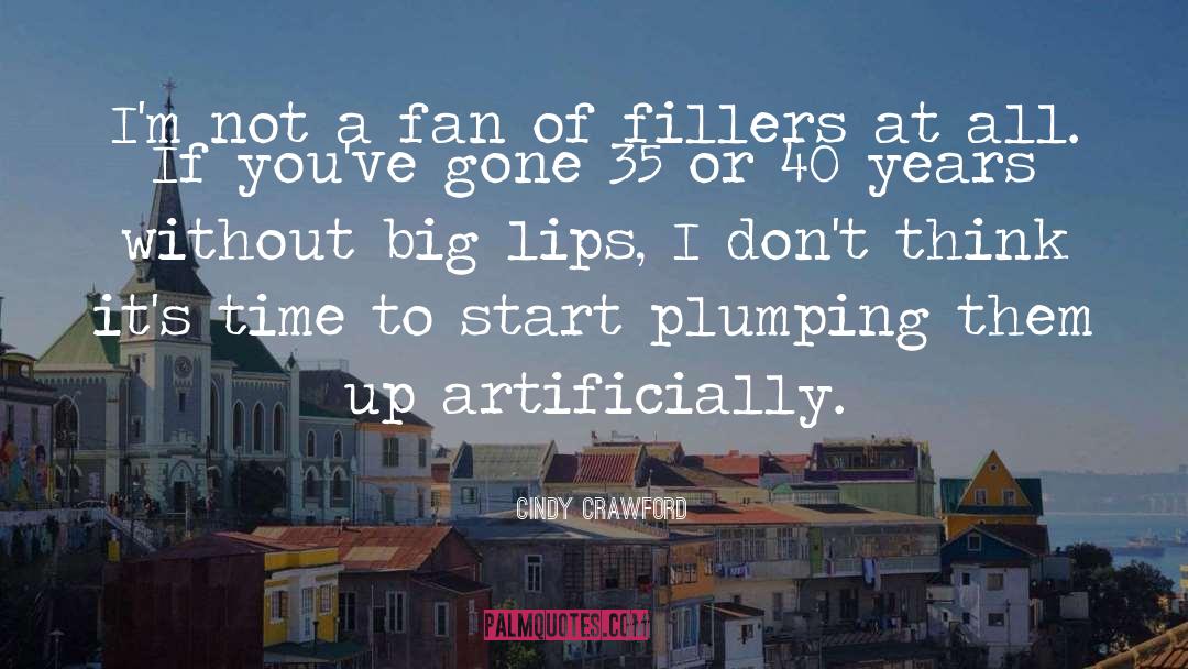 Fillers quotes by Cindy Crawford