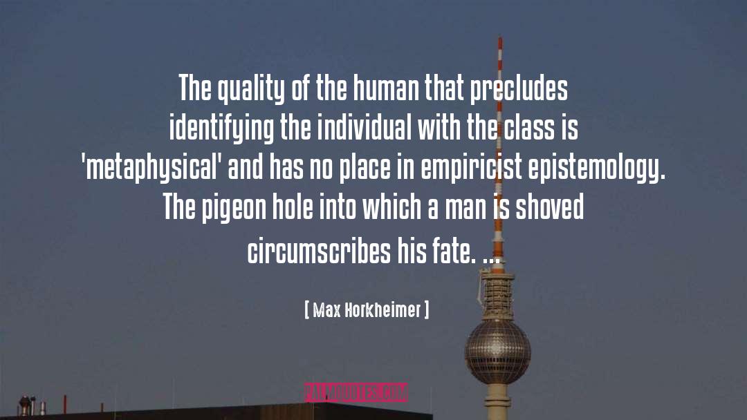 Filling A Hole quotes by Max Horkheimer
