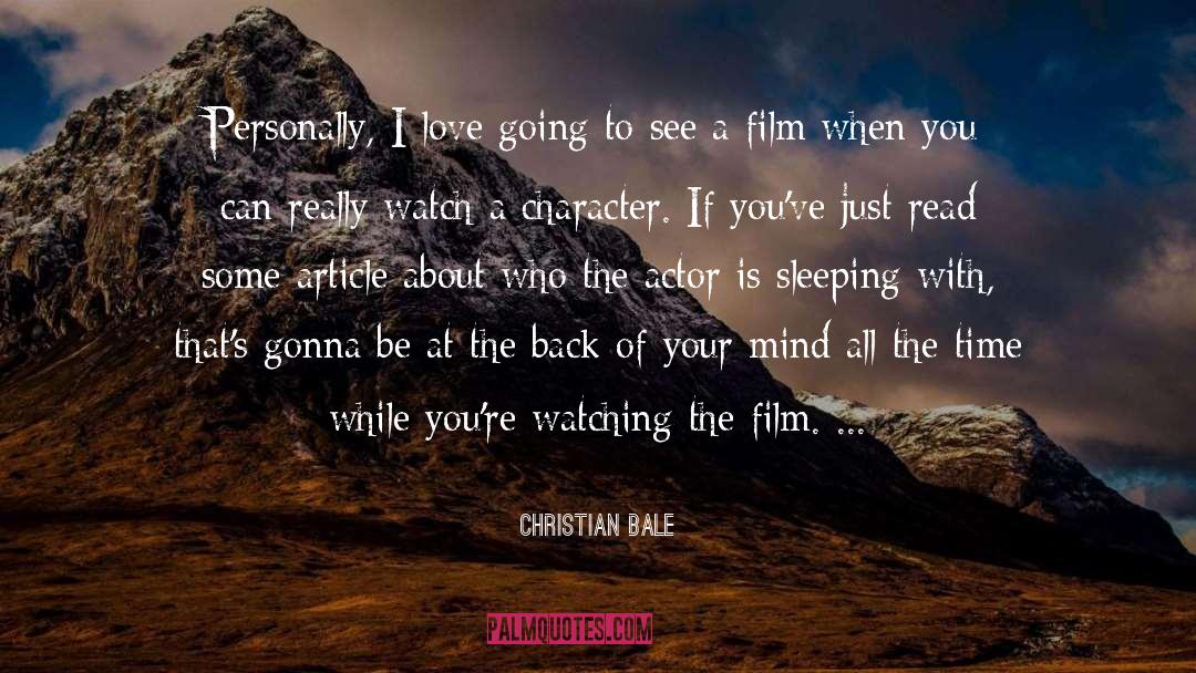 Film Actors quotes by Christian Bale