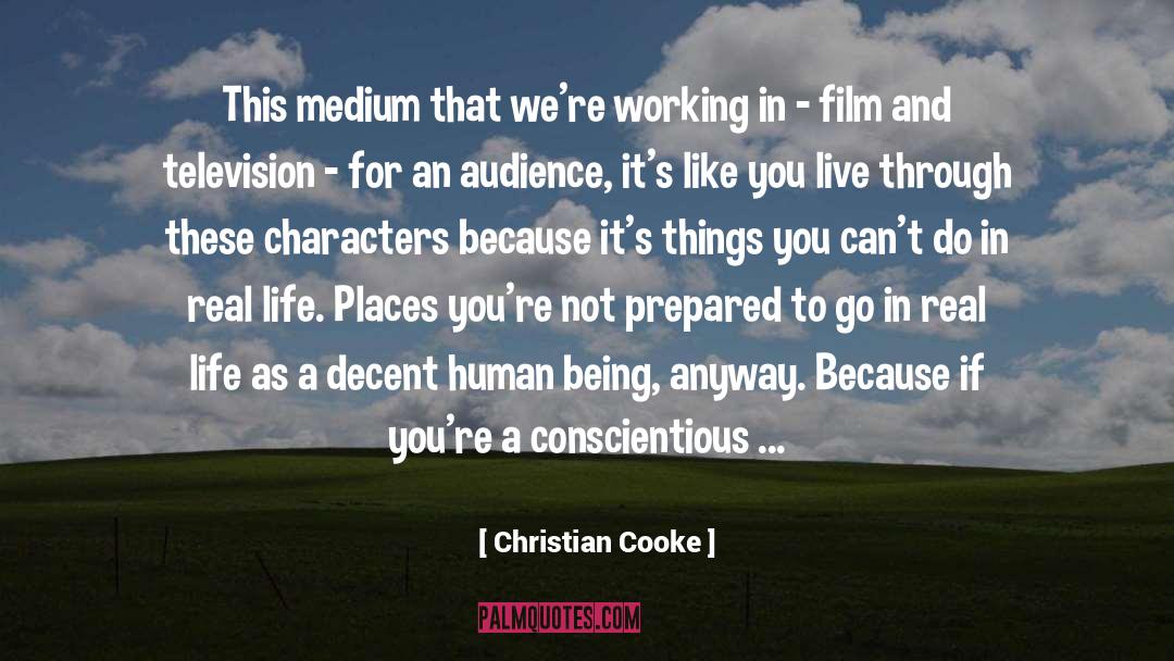 Film And Television quotes by Christian Cooke