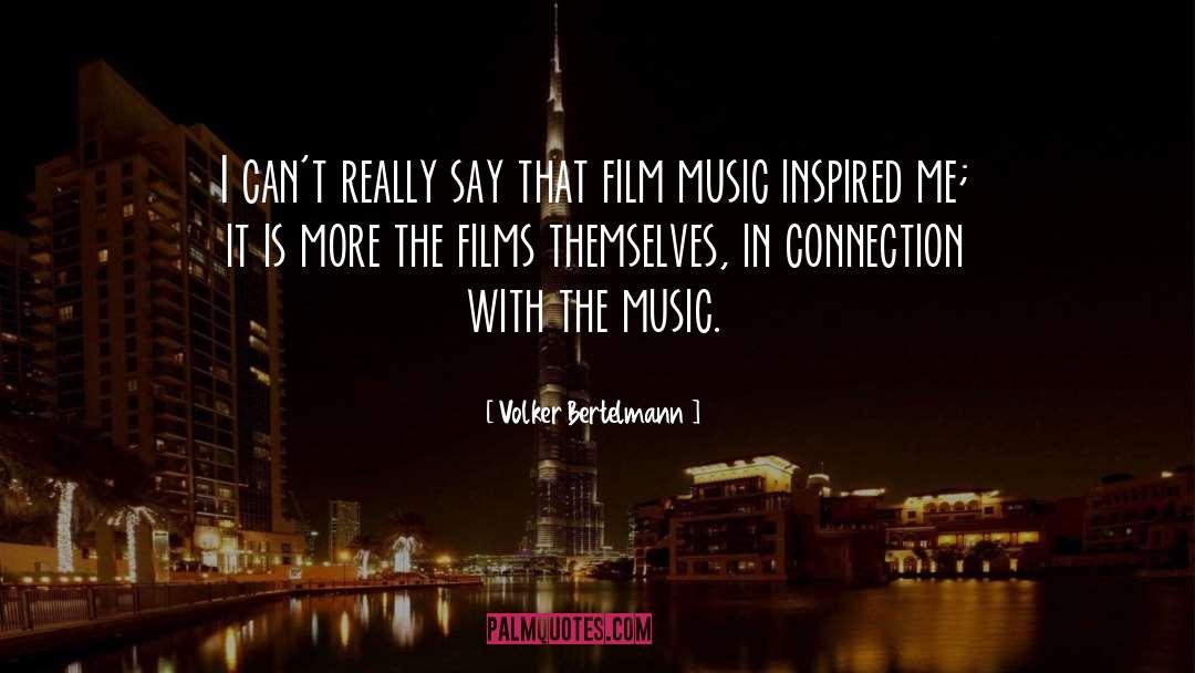 Film Composers quotes by Volker Bertelmann