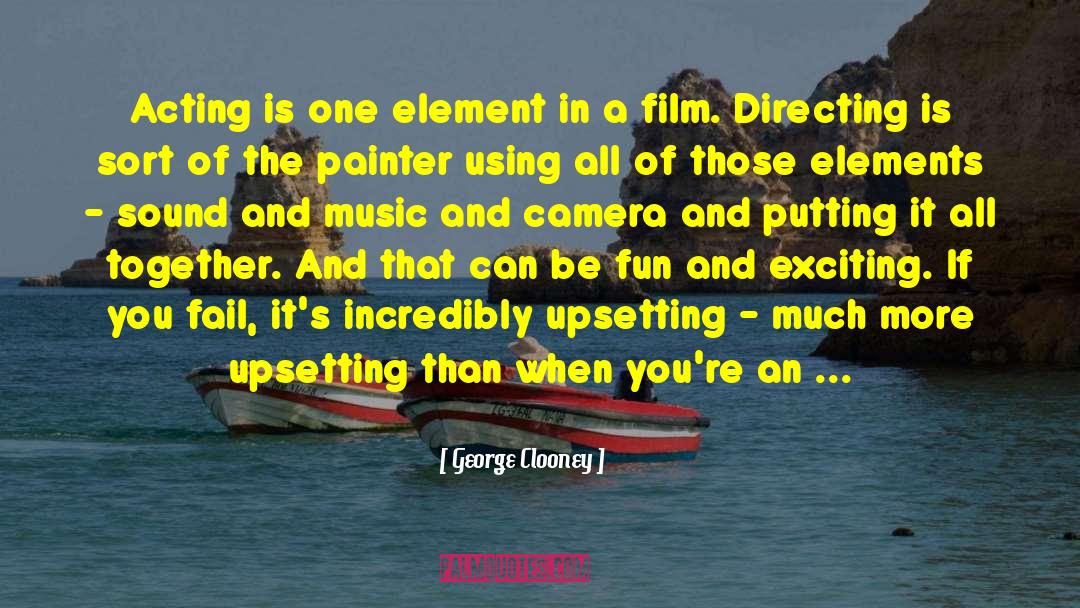 Film Directing quotes by George Clooney