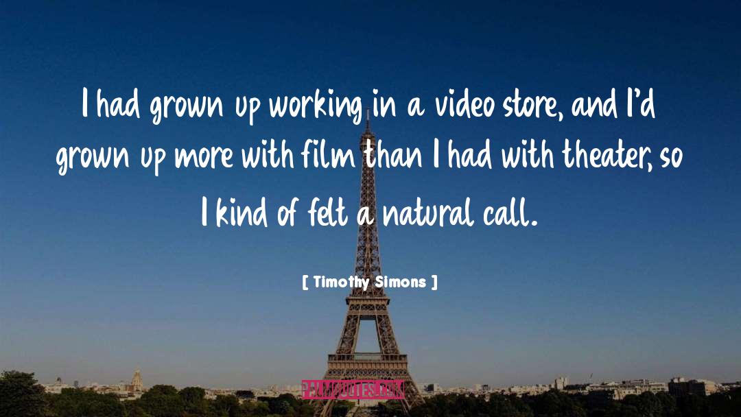 Film Director quotes by Timothy Simons