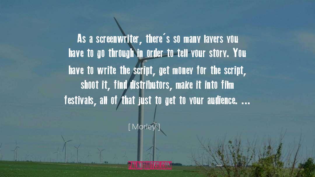 Film Festivals quotes by Morley