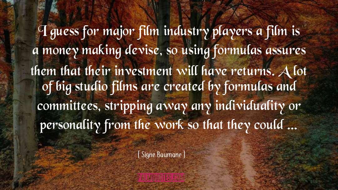 Film Industry quotes by Signe Baumane