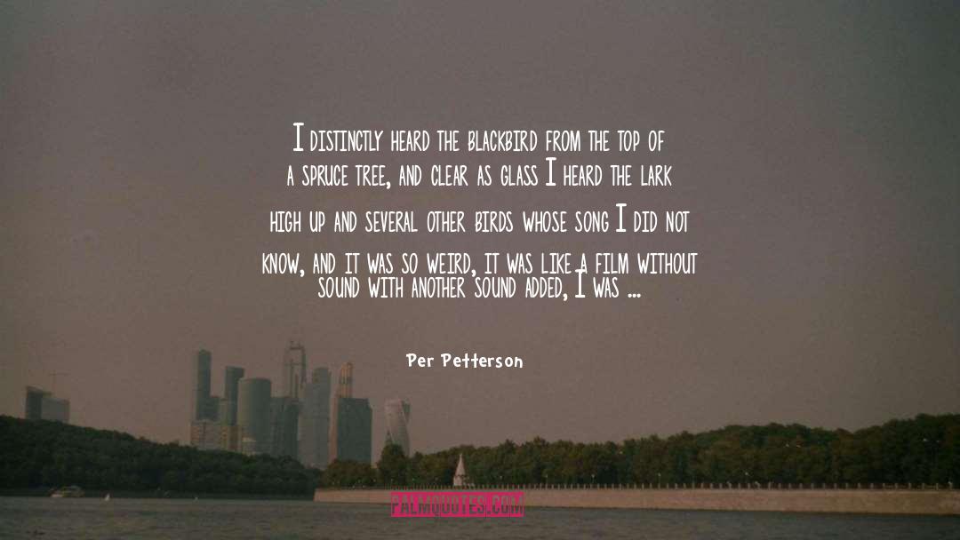 Film Making quotes by Per Petterson