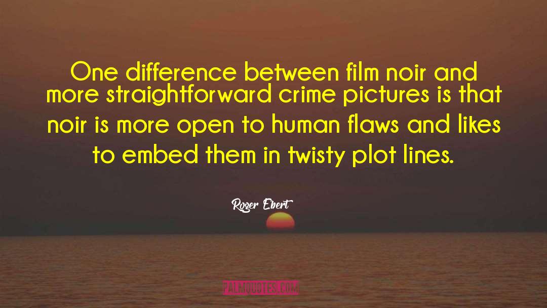 Film Noir quotes by Roger Ebert