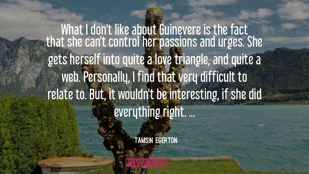 Film Passion quotes by Tamsin Egerton