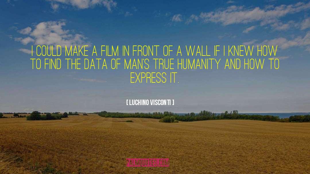 Film Score quotes by Luchino Visconti
