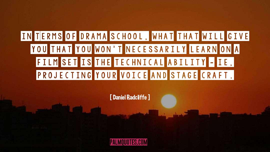Film Set quotes by Daniel Radcliffe